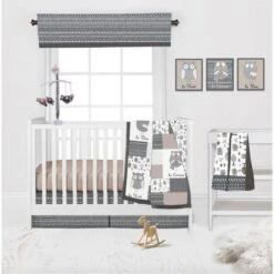 Bacati - Owls Grey/Beige Neutral Cotton Throw Pillow -Home Decoration Store GUEST ec272510 b6b0 4913 acae d425319ca043