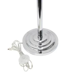 Romantic Cascading Crystal And Floor Lamp With Drum Shade Gray - Elegant Designs -Home Decoration Store GUEST ec6f574c e312 4783 bb8e 1a71f944368f