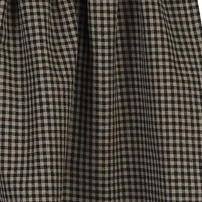 Home Collections By Raghu Newbury Gingham Black Valance, 72x15.5 4 Home Collections By Raghu Newbury Gingham Black Valance, 72x15.5 - Image 2