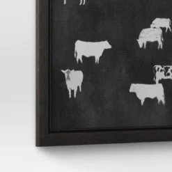 (Set Of 2) 12" X 12" Cow Collection II Framed Wall Canvases - Threshold™ -Home Decoration Store GUEST ed6cea91 4424 4805 8aee 4c4271b75676