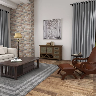 Canvas Landscape Trees Framed Wall Art With Silver Frame White - Olivia & May 12 Canvas Landscape Trees Framed Wall Art With Silver Frame White - Olivia & May - Image 10