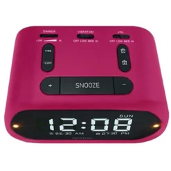 Riptunes 3-In-1 Vibrating Alarm Clock With Bed Shaker - Pink -Home Decoration Store GUEST efd1f531 10a2 4c29 b3f7 e18356c68f08