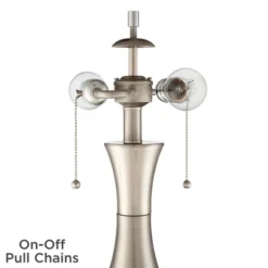 360 Lighting Simon Modern Accent Table Lamps Set Of 2 21" High Silver With USB Charging Port White Glass Dome Shade For Bedroom Living Room House Desk 13 360 Lighting Simon Modern Accent Table Lamps Set Of 2 21" High Silver With USB Charging Port White Glass Dome Shade For Bedroom Living Room House Desk -Home Decoration Store GUEST f0a6a726 2d99 4245 94ae edbceb984af2