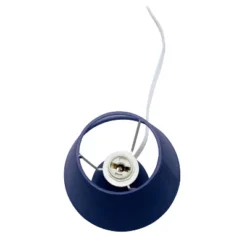 9.45" Petite Ceramic Oblong Bedside Table Desk Lamp With Matching Tapered Drum Shade Blue - Creekwood Home -Home Decoration Store GUEST f0bb25ea e3bf 4df9 9d8b 30960d9a2049