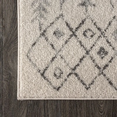 Ziri Moroccan Geometric Area Rug - JONATHAN Y 5 Ziri Moroccan Geometric Area Rug - JONATHAN Y - Image 3