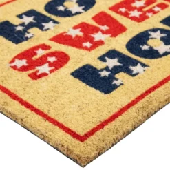 Northlight Red And Blue Americana Home Sweet Home Coir Outdoor Doormat 18" X 30" -Home Decoration Store GUEST f2e0b99a 5d37 4cb2 8a82 02a0ab590373