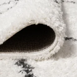 Catala Moroccan Diamond Shag Indoor Area Rug - JONATHAN Y -Home Decoration Store GUEST f32a3238 9013 4b38 8b77 349afbecf96f