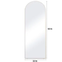 Muse Oversize Floor Mirror,Arch Full Length Mirror With Aluminum Alloy Framed Full Length Mirror For Hanging Or Standing-The Pop Home -Home Decoration Store GUEST f63629dd fea7 4116 9031 a0cec87bc21f