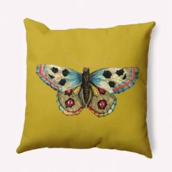 16"x16" Butterfly Square Throw Pillow - E By Design -Home Decoration Store GUEST f63a34e7 412c 4e91 9a6e 61cae25c0e71