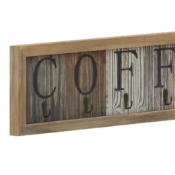 Merrick Lane Pheltz Wooden Wall Mount 6 Cup Distressed Wood Grain Printed COFFEE Mug Organizer With Metal Hanging Hooks, No Assembly Required 15 Merrick Lane Pheltz Wooden Wall Mount 6 Cup Distressed Wood Grain Printed COFFEE Mug Organizer With Metal Hanging Hooks, No Assembly Required -Home Decoration Store GUEST f6ba366d e356 49a0 88af 3b2fb65210c4
