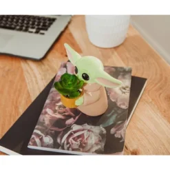 Silver Buffalo Star Wars: The Mandalorian Grogu Ceramic 4 Inch Mini Planter With Artificial Succulent -Home Decoration Store GUEST f8abe744 c338 4f93 a46e 1b947fe90700