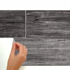 RoomMates Distressed Barn Wood Plank Peel And Stick Wallpaper Black 7 RoomMates Distressed Barn Wood Plank Peel And Stick Wallpaper Black -Home Decoration Store GUEST f9a0250e e38b 4043 9d00 8d4abdb0b056