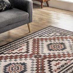 NuLOOM Leighton Machine Washable Southwestern Medallion Area Rug -Home Decoration Store GUEST f9eb1ffc f652 4060 9d32 9b8184e35ccf