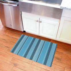 Stripe FlorArt Low Profile Machine Washable Kitchen Mat - Bungalow Flooring