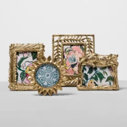 4" X 4" Cast Sunburst Frame Gold - Opalhouse™ -Home Decoration Store GUEST fd37b239 5c24 4dd7 9ffd e03c865a7260