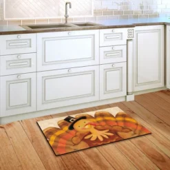 Thanksgiving Turkey Doormat Pilgrim Hat Indoor / Outdoor 30" X 18" Briarwood Lane -Home Decoration Store GUEST fd7dccda d267 402b 90ef 7a4a1e128daa