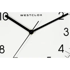 13.75" Round Wall Clock Black - Westclox
